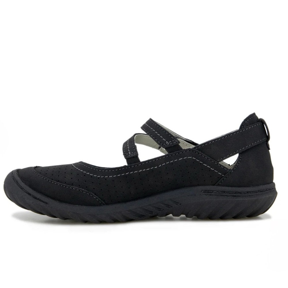 JBU Fawn Wide Mary Janes Slip On Flats Strappy Sandals Sneakers 7.5W 7 1/2 W NIB - Picture 7 of 13
